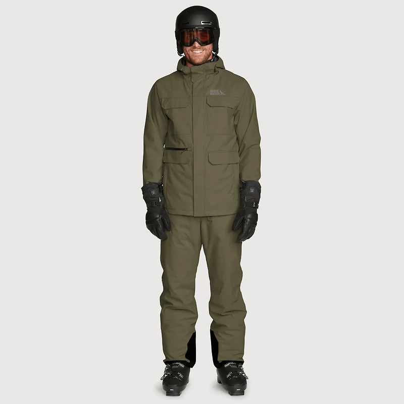 Funkski 3-In-1 Insulated Waterproof Hooded Ski Jacket