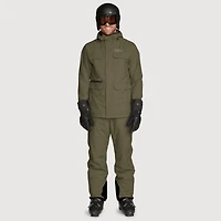 Funkski 3-In-1 Insulated Waterproof Hooded Ski Jacket