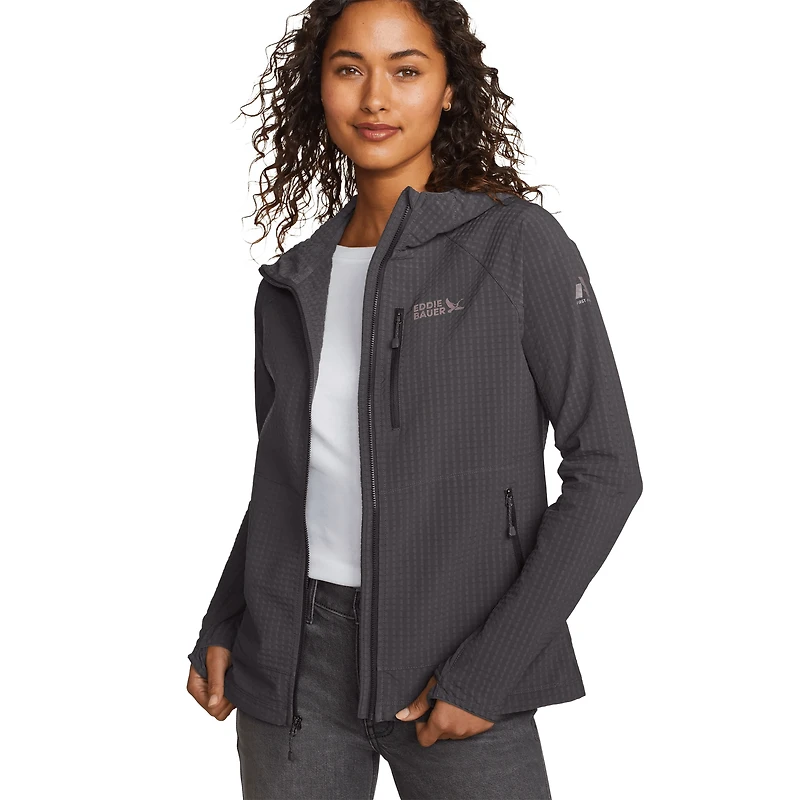 Sandstone Backbone Grid Hoodie