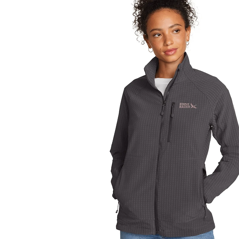 Sandstone Backbone Grid Shell Jacket