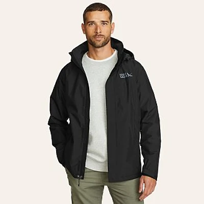 Men's Packable Waterproof Rainfoil Rain Jacket