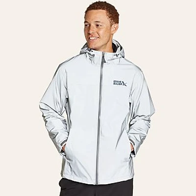 Men's Highbeam Reflective Waterproof Rain Jacket