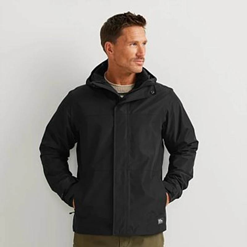 Men's High Pass 3-In-1 Fleece-Lined Hooded Jacket