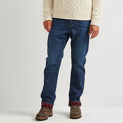 Men's Eddie's Flex Flannel-Lined Jeans