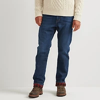 Eddie's Flex Flannel-Lined Jeans