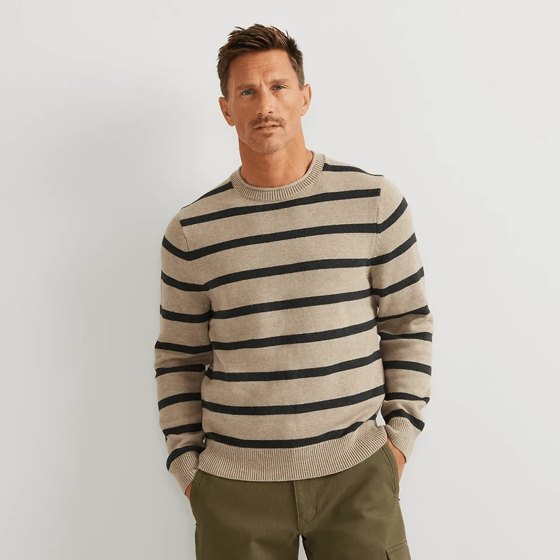 Signature Roll Neck Sweater - Stripe