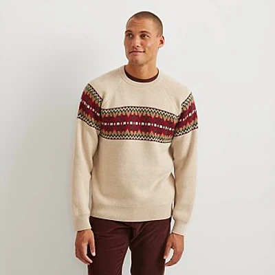 Men's Signature Fair Isle Crewneck Sweater