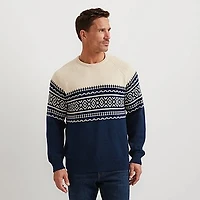 Men's Signature Fair Isle Crewneck Sweater