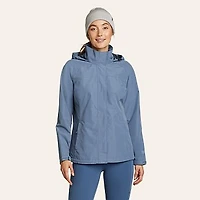 Women's Packable Waterproof Rainfoil Rain Jacket