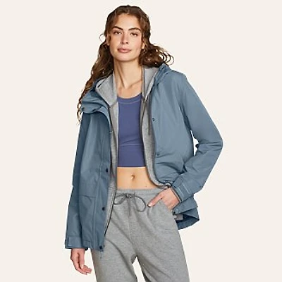 Women's Rainfoil Storm Waterproof Hooded Jacket