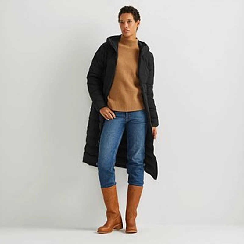Women's EB Stretch Down Hooded Duffle Coat