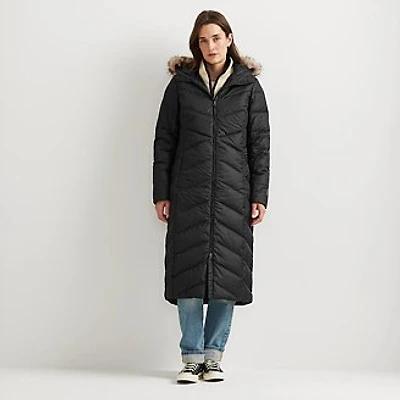 Women's Classic Down Hooded Duffle Coat