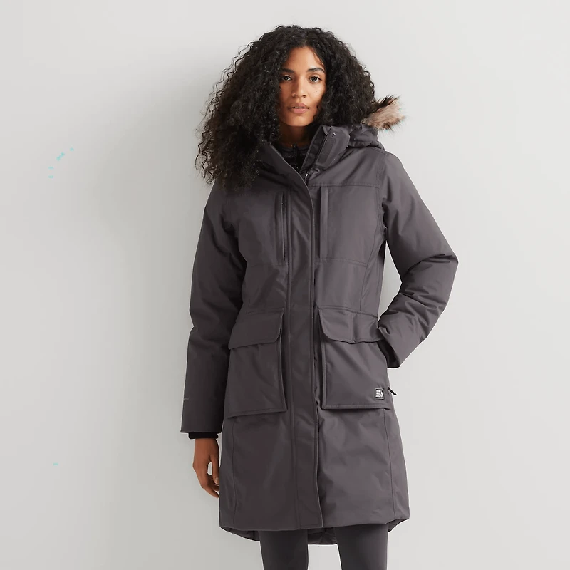 Superior Down Waterproof Hooded Stadium Coat