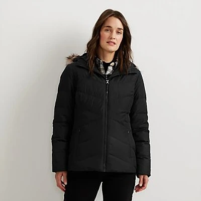 Women's Classic Down Hooded Jacket