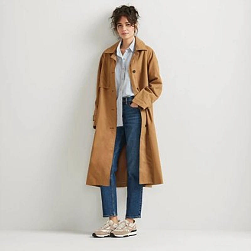 Women's EB 100% Cotton Trench Coat