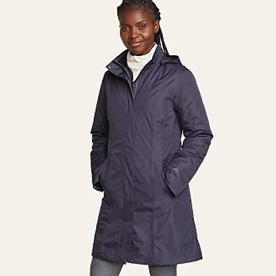 Women's Girl on the Go Insulated Waterproof Trench Coat