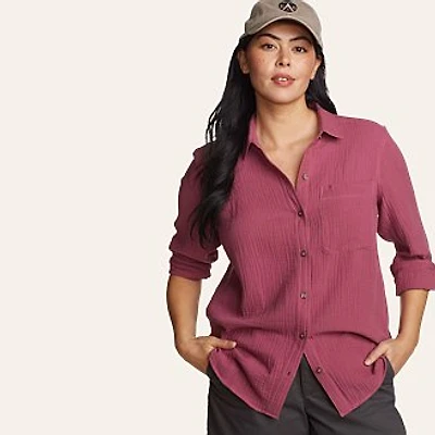 Women's Carry-On Button-Down Shirt