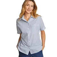Travel Light Crinkle Cotton Short-Sleeve Shirt