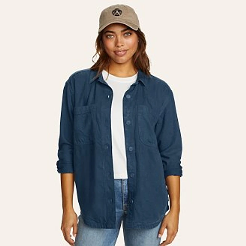 Women's Casual Camp Overshirt