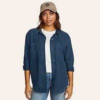 Women's Casual Camp Overshirt