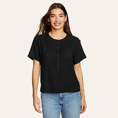Women's Sun’s Up Short-Sleeve Gauze Shirt