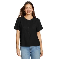 Sun’s Up Short-Sleeve Gauze Shirt