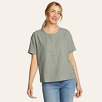 Women's Sun’s Up Short-Sleeve Gauze Shirt