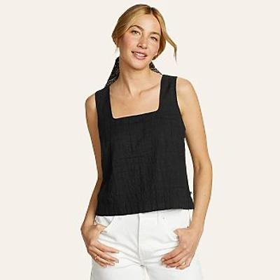 Women's Sun's Up Gauze Tank