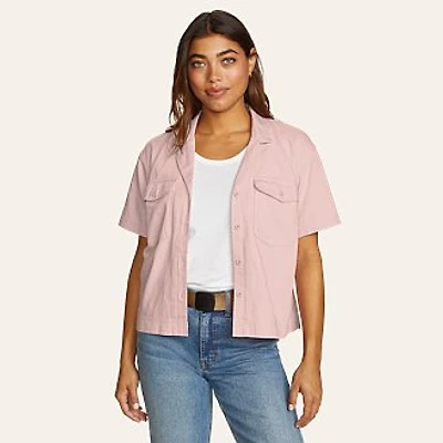 Women's Everyday Cotton Short-Sleeve Shirt