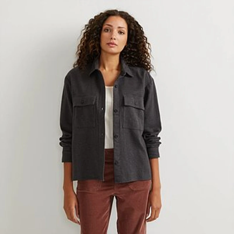 Women's Ballard Flap-Pocket Flannel Shirt