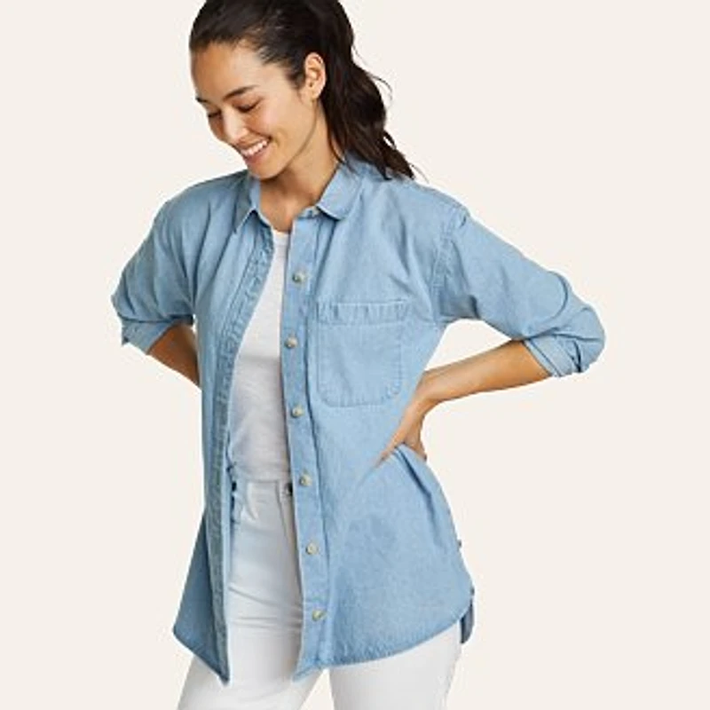 Women's Denim Overshirt