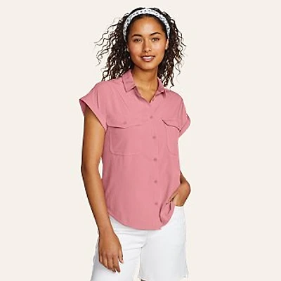 Women's Departure Short-Sleeve Button-Down Shirt