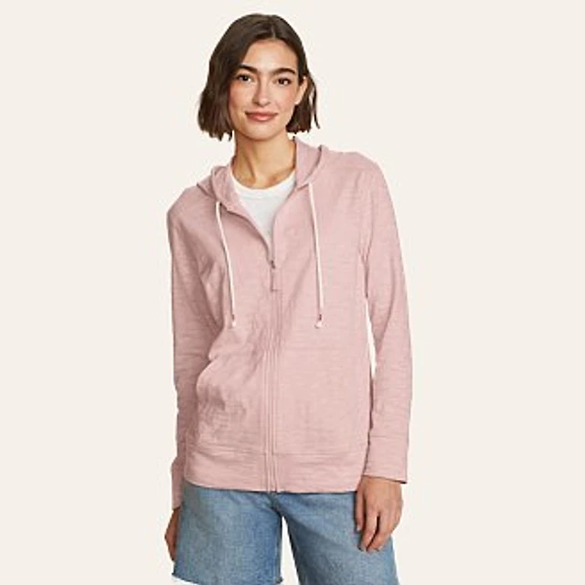 Legend Wash Eddie Bauer Full Zip Hoodie Women's Legend Wash Slub