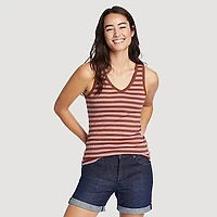 Women's Favorite V-Neck Tank- Stripe