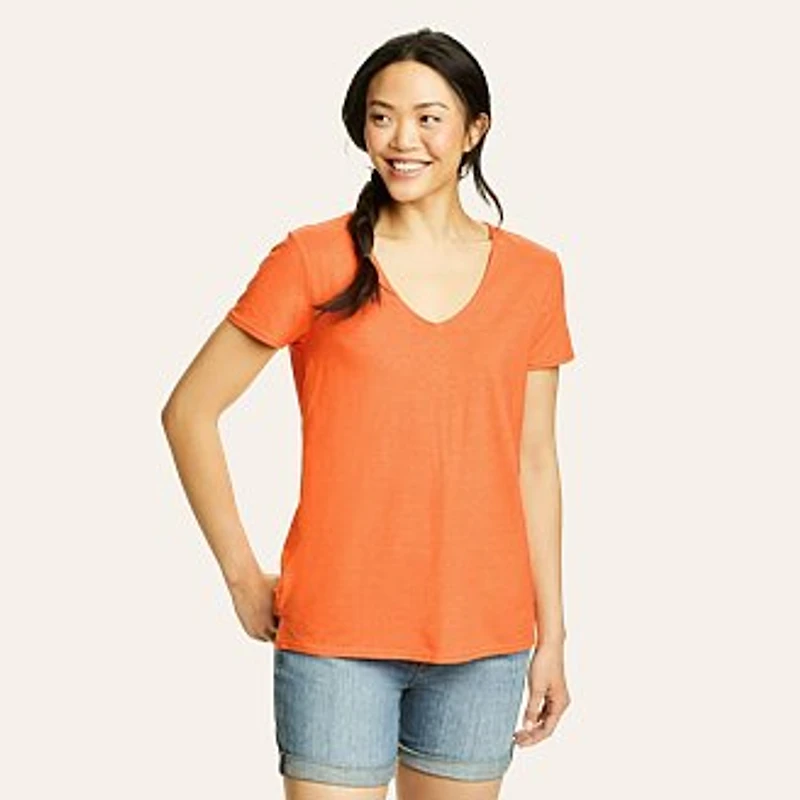 Women's EB Hemplify Short-Sleeve V-Neck Shirt