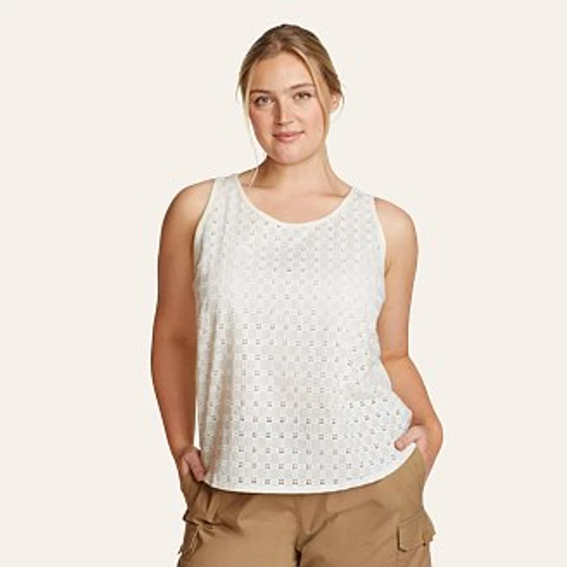 Women's Idyllic Lace Swing Tank Top