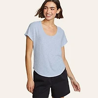 Women's Revive Ribbed Scoop-Neck T-Shirt