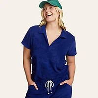 Women's Beachside Terry Polo Shirt