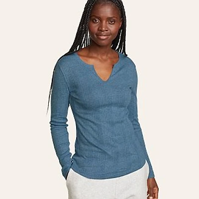 Women's Riverbend Ribbed Notch-Neck Shirt