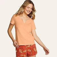 Women's Tryout Short-Sleeve Notch Neck T-Shirt
