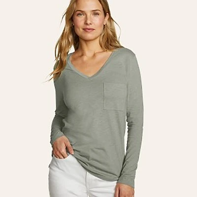 Women's Tryout Long-Sleeve V-Neck T-Shirt