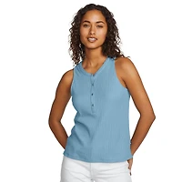 Seaside Ribbed Henley Tank