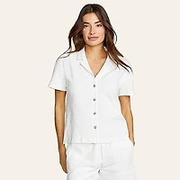 Women's Seersucker Camp Shirt