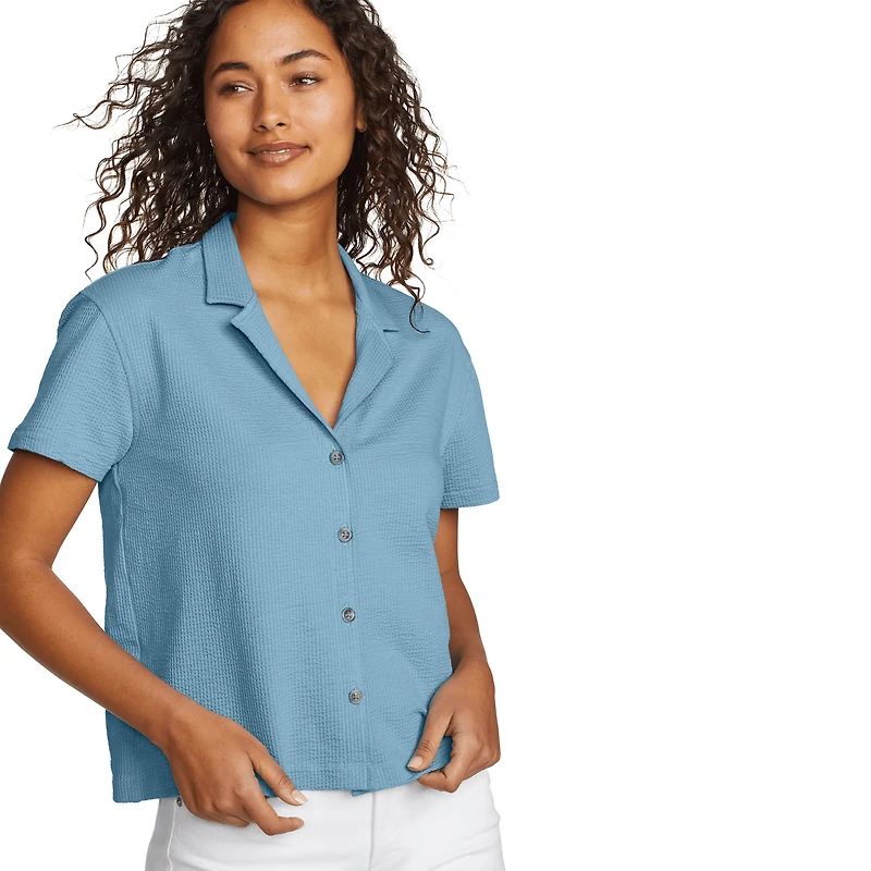 Seersucker Camp Shirt