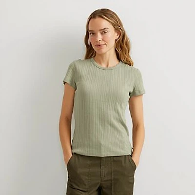 Women's Meadowood Rib Short-Sleeve T-Shirt