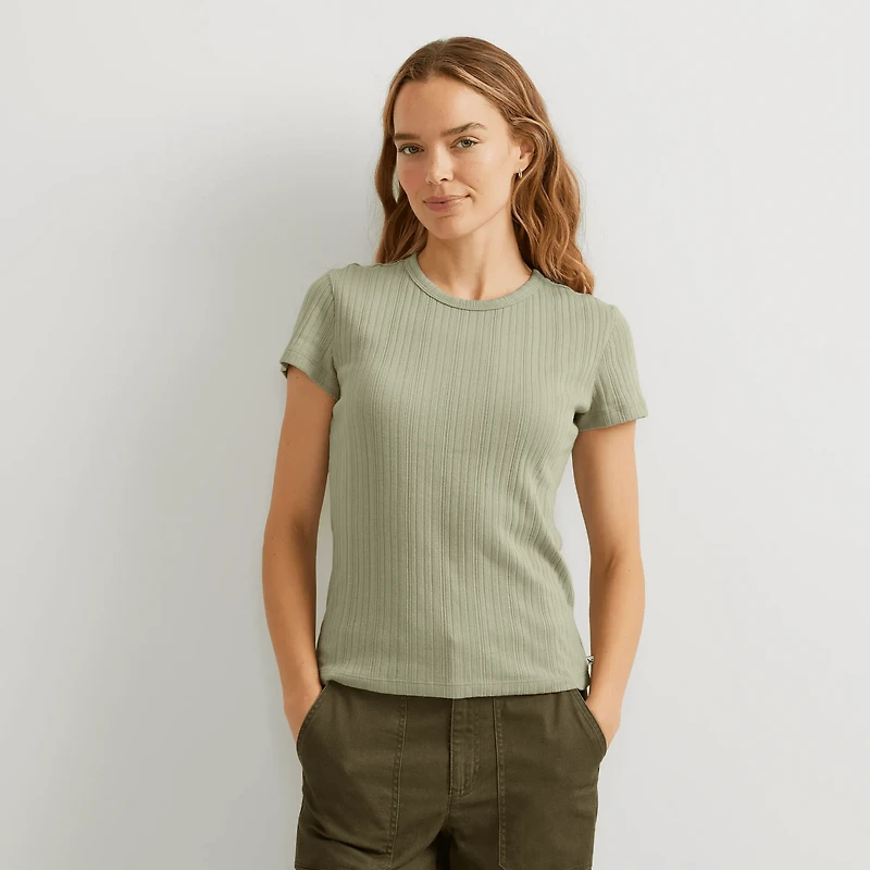 Meadowood Rib Short-Sleeve T-Shirt