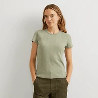 Meadowood Rib Short-Sleeve T-Shirt