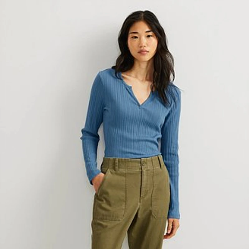 Women's Meadowood Rib Long-Sleeve T-Shirt