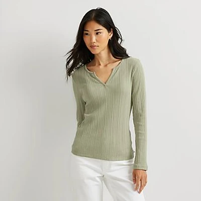 Women's Meadowood Rib Long-Sleeve T-Shirt