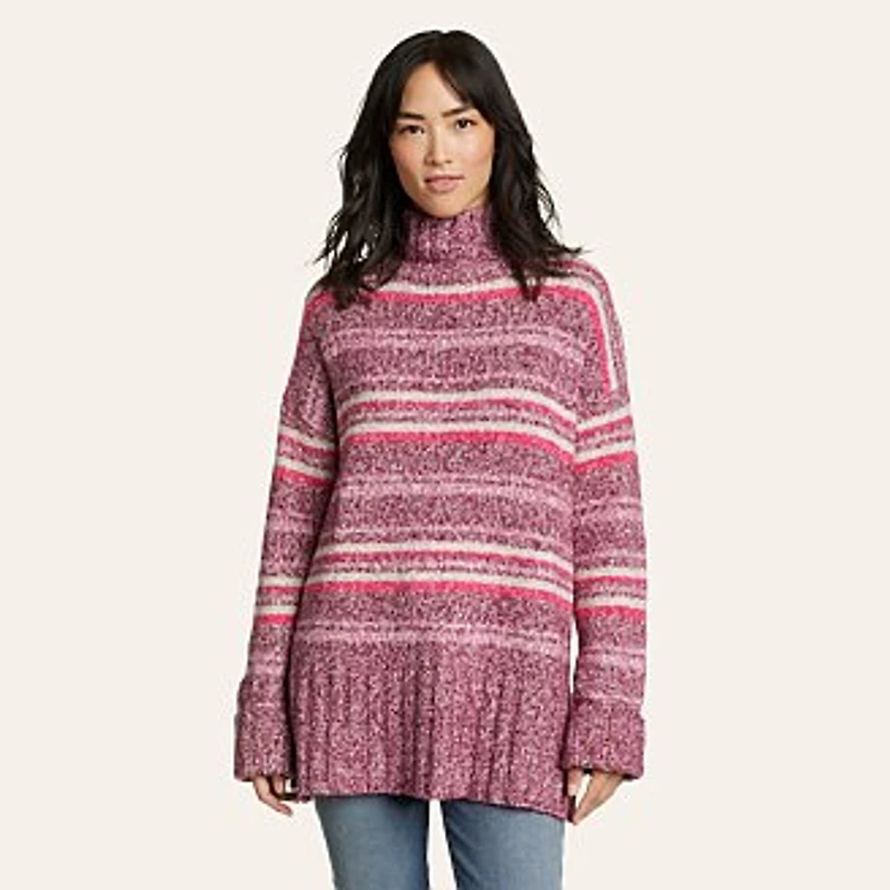 Women's Rest & Repeat Funnel-Neck Sweater